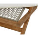 Bari 15.5 inch Natural / Stinson White Outdoor Stool